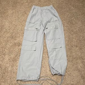 SHEIN Grey Parachute Pants